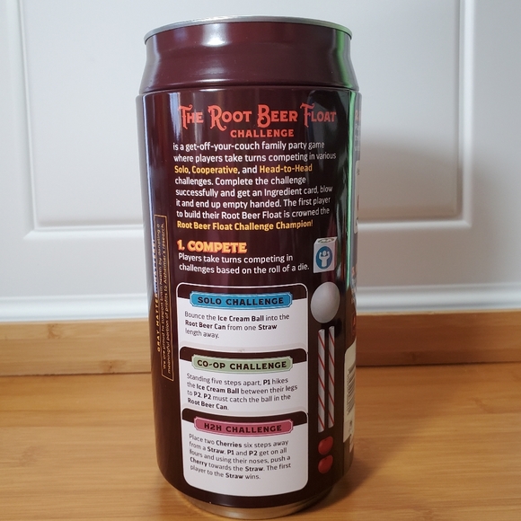 Game ~ Root Beer Float Challenge ~ A Family Party Game for 2 to 8 people - Picture 2 of 8